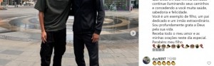 瓦刀社媒祝儿子里瓦尔迪尼奥30岁生日快乐，后者效力于青岛红狮
